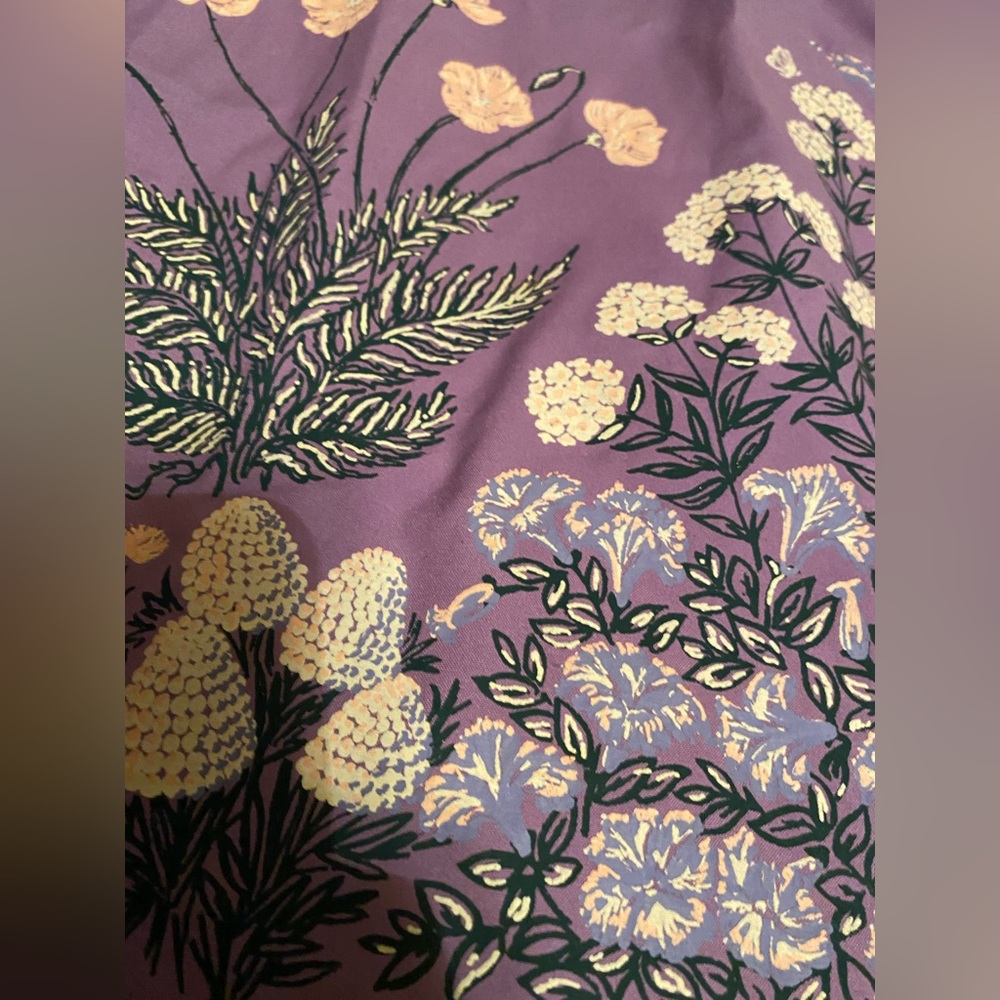 Gorgeous vintage painted wrap skirt - Picture 13 of 15